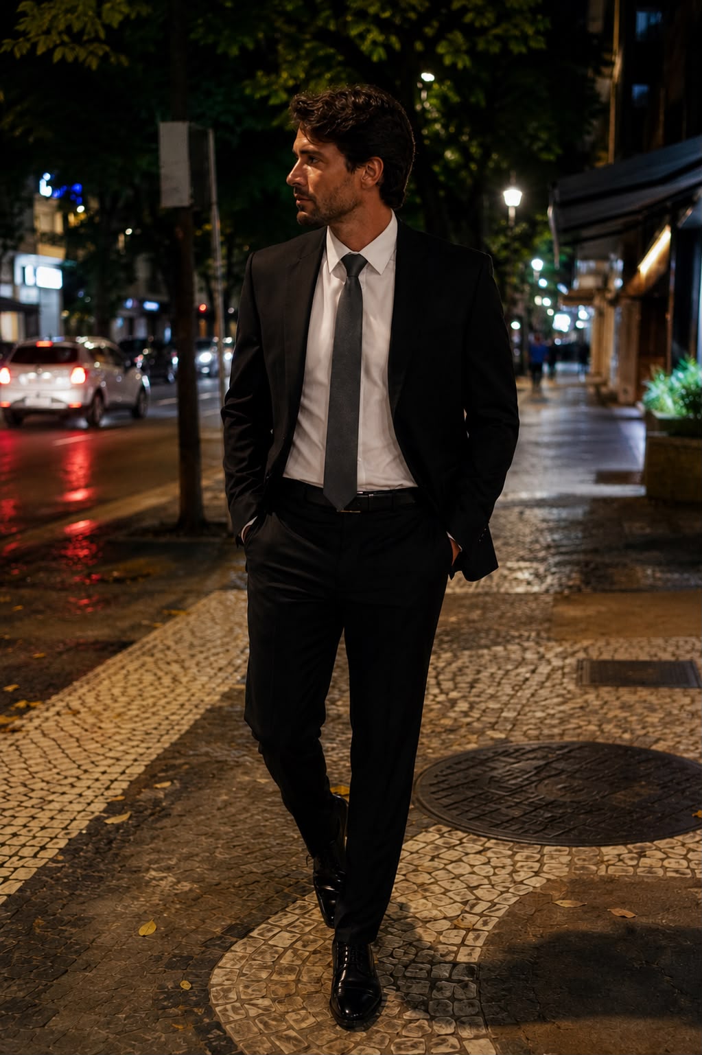 Homem usando traje passeio completo