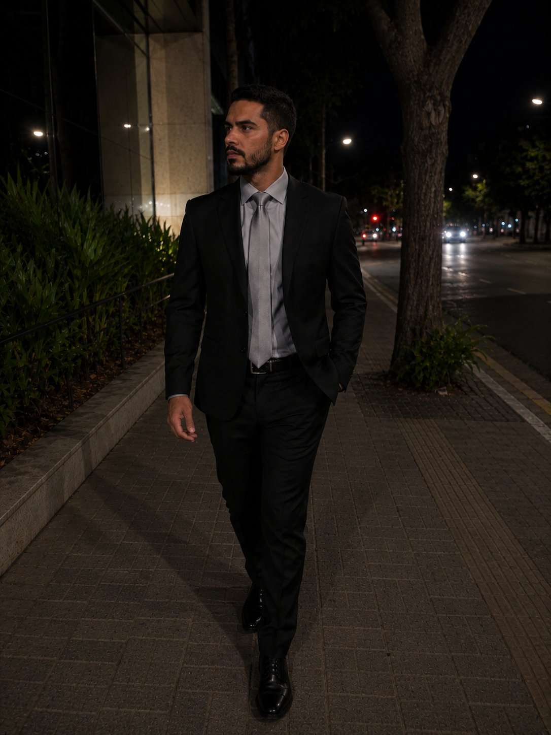 Homem usando traje passeio completo